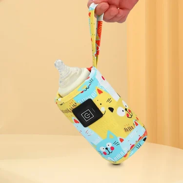 USB Milk Water Warmer Travel Stroller Insulated Bag Baby Nursing Bottle Heater Newborn Infant Portable Bottle Feeding Warmers 3