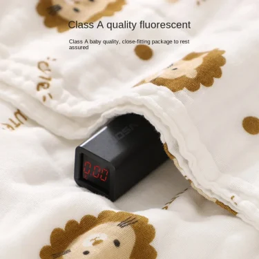 Newborn Baby Bath Towel 4 Layer Cotton Swaddle Blanket Babies Bedding Gauze Blankets Stroller Cover Children's Shower Towel 5