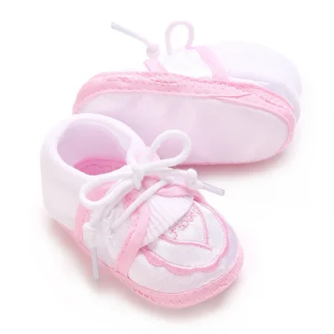 Newborn Baby's First Baptist Shoe: Newborn Boys and Girls' White Baptist Shoes Soft Sole Walking Shoes Size-9CM-10CM 3
