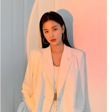 Casual Long Sleeve Suit Jacket Blazer Office Lady Spring Autumn Fashion Elegant Solid Blazer Outerwear Coat For Women 2025 Black 4