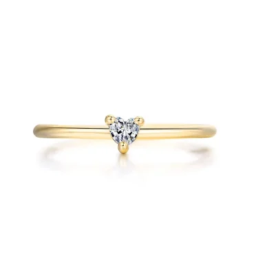 Women's Love Heart Zircon Stainless Steel Designer Jewelry Rings for Women Luxury Cute Romantic Accessories Christmas Gift 6