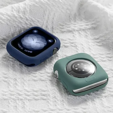 Cover For Apple Watch case 44mm 40mm 45mm 41mm 38mm Accessories Silicone Bumper Shell Protector iWatch series SE 3 4 5 6 7 8 9 4