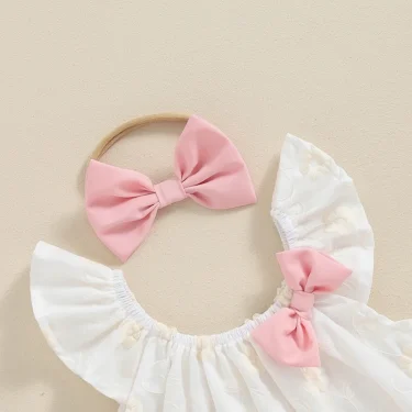 Baby Girl Summer Clothes Set Cute Newborn Infant Floral Print Sleeveless Tops with Shorts Headband 3Pcs For Toddler Outfits 3