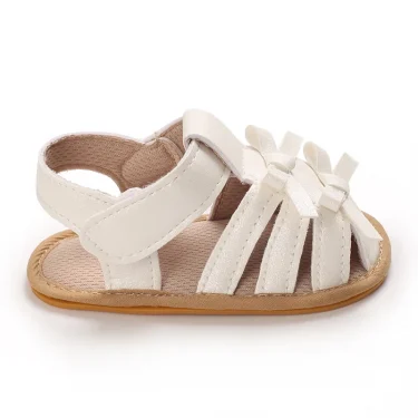Summer Cute Girl Baby Casual Sandals Fashion Outdoor Baby Shoes Soft Sole Comfortable 0-18 Months Baby Walking Shoes 5