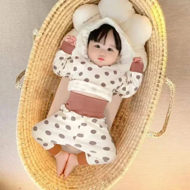 Baby Clothes 2pcs Sets Autumn Winter Baby Pajama Set Bottom Underwear Two-piece Set Cotton Baby Boy Long Sleeves Outfit 3