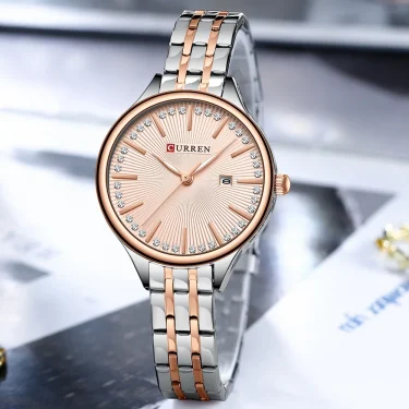 CURREN New Women's Wrist Watches Luxury Brand Women Quartz WatchesStainless Steel Casual Fashion Wristwatch Relogio Feminino 4