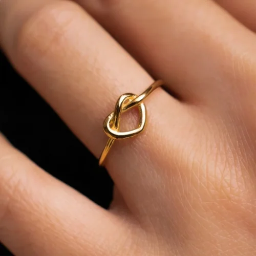 Stainless Steel Rings for Women Gold Color Couple Heart Ring 2025 Trend New in Wedding Aesthetic Luxury Jewelry anillos mujer 1