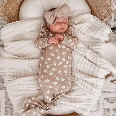 Baby Blanket Newborn 6 Layers Muslin Swaddle Wrap Soft Toddler Kids Bath Towel Infant Baby Crib Stroller Receiving Blankets 2