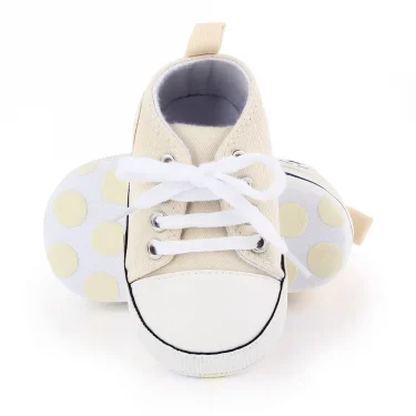 Canvas Sneakers Baby Boys Girls Shoes First Walkers Infant Toddler Anti-Slip Soft Sole Classical Newborn Baby Shoes 0-18 Month 6
