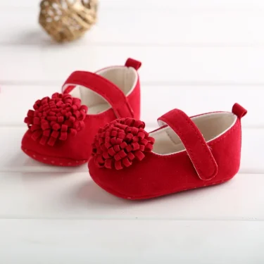 0-18 Months Newborn Baby Girl Walking Shoes Princess Shoes Little Baby Soft Bottom Anti Drop Girls Toddler Shoes 5