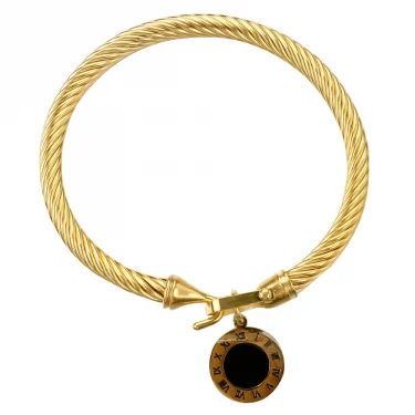 black shell Bracelets for women Stainless steel jewelry women's hand Bracelets on hand fashion jewelry accessories 5