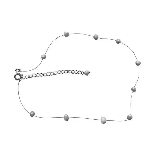 New Beads Neck Chain Kpop Pearl Choker Necklace Invisible Transparent Fishing Line Chocker Jewelry Collar for Women 6