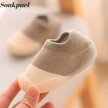 Baby Socks Shoes Infant Color Matching Cute Kids Boys Shoes Doll Soft Soled Child Floor Sneaker BeBe Toddler Girls First Walkers 1