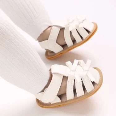Summer Cute Girl Baby Casual Sandals Fashion Outdoor Baby Shoes Soft Sole Comfortable 0-18 Months Baby Walking Shoes 6