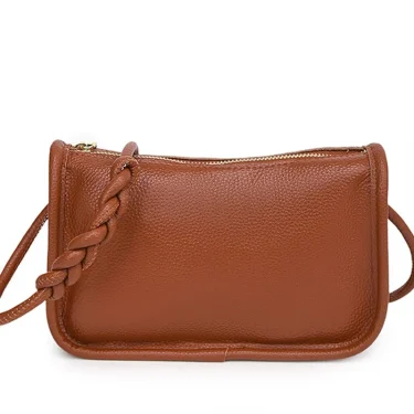 100%Real Cowhide Genuine Leather Sac Fashion Women Crossbody Bags For Ladies New High Capacity Shoulder Bag Handbag Female Purse 2