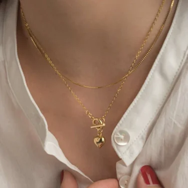 Classic Gothic Tattoo Red Velvet Choker Necklace Red Heart Pendant Necklaces For Women Fashion Jewelry Valentine's Gift N0352 3