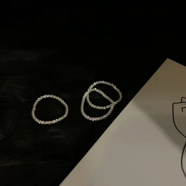 SUMENG New Arrival 2025 Fashion Sparkling Simple Style Versatile Decorative Compact Index Finger Ring For Women Jewelry Gifts 6