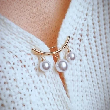 Scarf Sweater Valentines Gift Anti-emptied Brooches For Women Cardigan Scarf Anti Wearing Girls Enamel Pin Fixed Straps Mermaid 1
