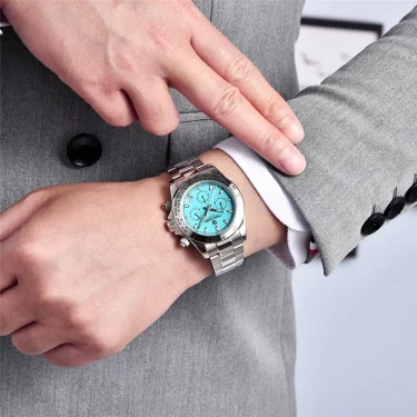 PAGANI DESIGN 2024 New Men's Sports Quartz Watch Stainless Steel Sapphire 100m WaterResistant Precision Chronograph Reloj Hombre 4