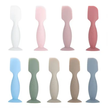 Baby Diaper Cream Spatula for Butt Paste Soft Silicone Brush Applicator Infant Butt Cream Spoon Newborn Baby Product 6