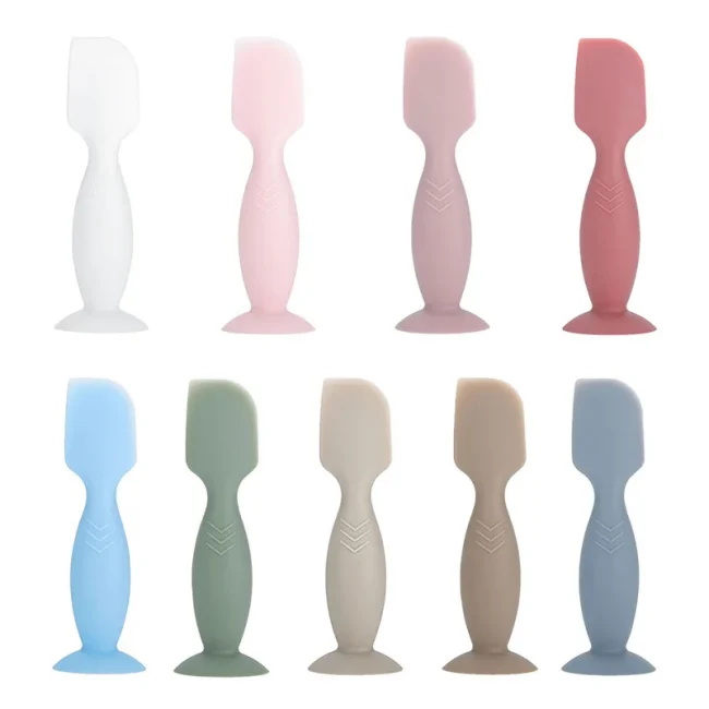 Baby Diaper Cream Spatula for Butt Paste Soft Silicone Brush Applicator Infant Butt Cream Spoon Newborn Baby Product 6