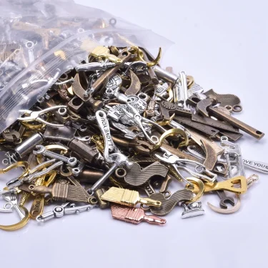 20PCS Steampunk Charm Alloy Tools Mixed Antique Bronze Spanner,Ruler,Hammer Pendants DIY Craft Jewelry Making Supplies Accessory 2