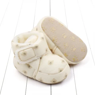 Baby Shoes Soft Cotton Warm Inside for Winter Indoor Sneaker Newborn Toddler Prewalking 0-9-18 Months High Quality 2024 BMB3217 3