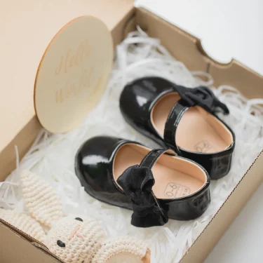 KIDSUN Baby Cute Bow Princess Shoes Solid Colour Soft Bottom First Toddler Shoes 0-18 Months Newborn Baby Shoes Girl 4
