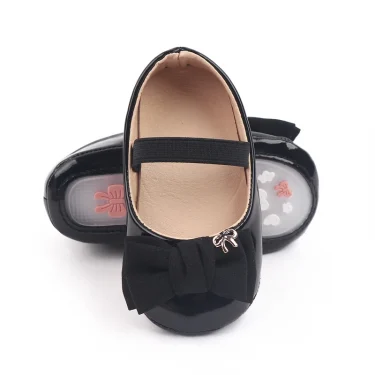 Baby Girl Shoes Cute Bowknot Toe-covered Soft PU Mary Jane Shoes Anti-slip Sole Spring Summer Sandal for 0-6-12m Baby NewFashion 4