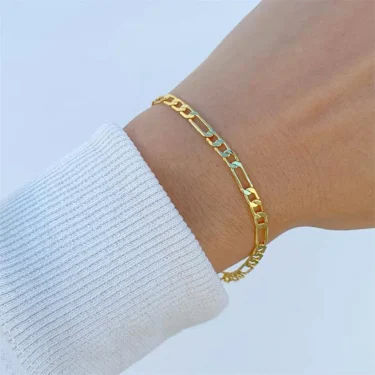 Couple Bracelet 4/6/8mm Figaro Chain Love Gift Men Jewelry Stainless Steel Party Accessories Women Stacking Bracelets 1
