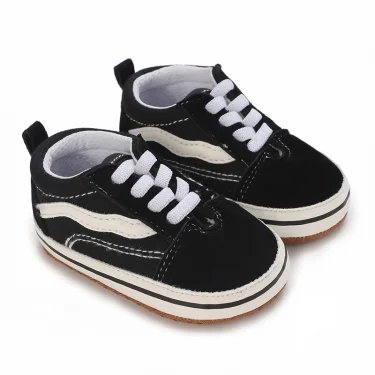 Canvas Sneakers Baby Boys Girls Shoes First Walkers Infant Toddler Anti-Slip Soft Sole Classical Newborn Baby Shoes 0-18 Month 2