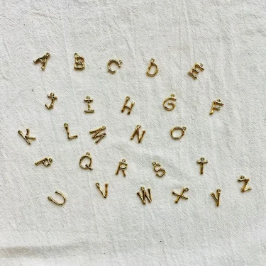Initial Charm Necklace For Women Shell Letter Necklaces Gold Charms Pendant Boho Summer Seashell Beach 14k Starfish Surfer 6