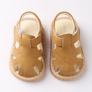 Baby Girl Boy Summer Sandals Candy Color Kids Shoe Infant Anti-collision Toddler Whistle Shoe Soft Bottom Kid Child Beach Sandal 3