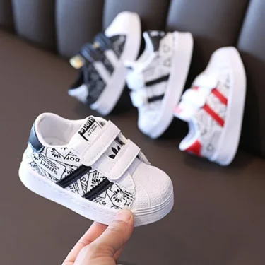 Kids Shoes for Baby Girls and Boys Anti-slip Soft Rubber Bottom Baby Sneaker Casual Flat Shoes Children Size 21-30 1