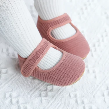 Spring Autumn Baby Shoes Solid Color Baby Girls Prewalker Anti-slip Shoes First walkers Casual Baby Girls Soft Shoes 4
