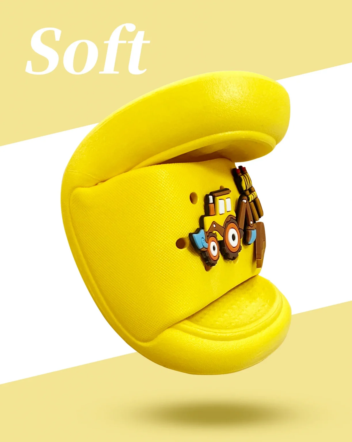 Toddler Slides Slippers Boys & Girls Slide Sandals for Kids Cute Cartoon Open Toe Shoes 3