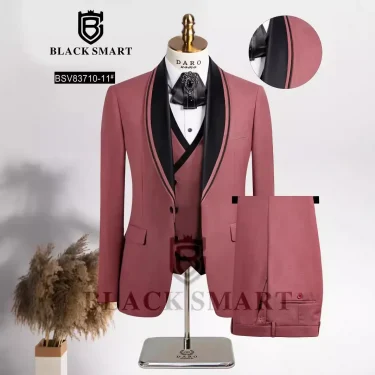 Men's Three-piece Wedding Tuxedo (Jacket + Vest + Pants) Fashion Show Concert Groom Engagement Cocktail Summer Party Men's Suit 2