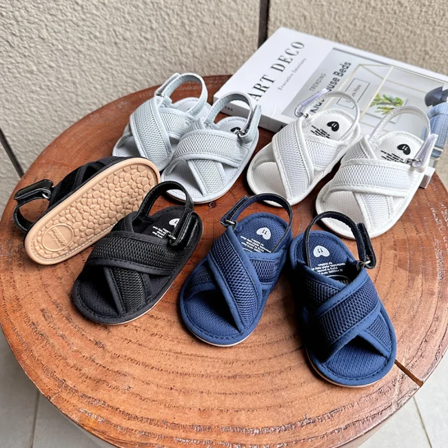 Baby Boys Girls Sandals Premium Infant Summer Outdoor Shoes PU Lightweight Soft Anti-Slip Sole Toddler Prewalker 3