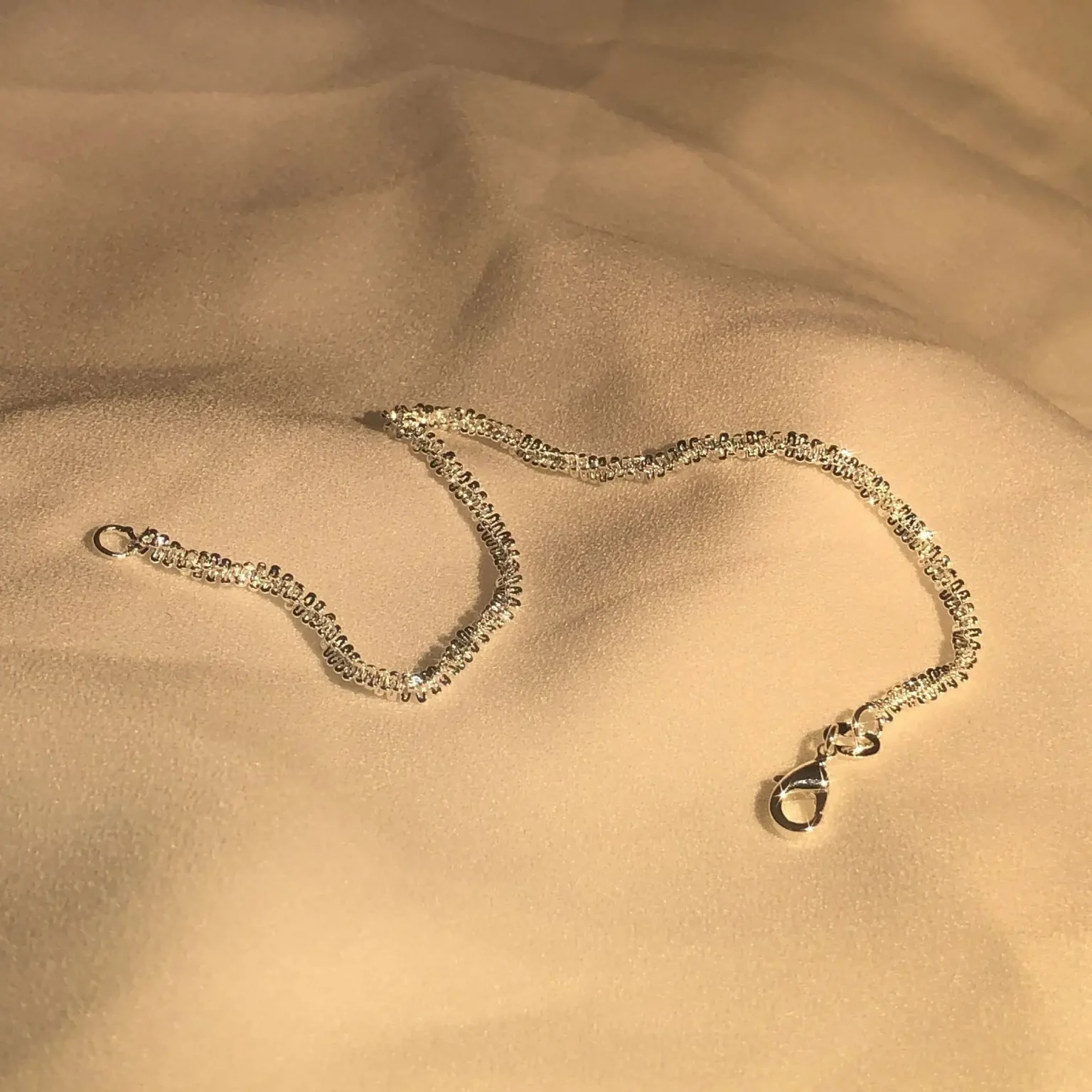 New 925 Sterling Silver Bracelet 1.5mm Shiny Bracelet For Your Woman Water Jewelry Gift 5