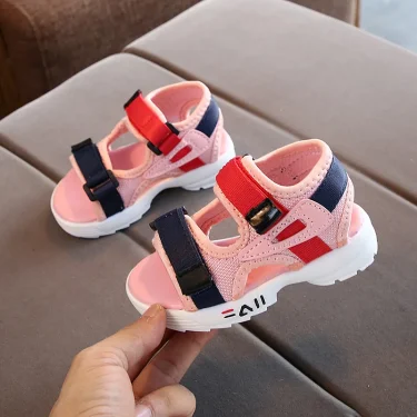 summer new children's sandals baby toddler shoes girls beach shoes soft bottom non-slip boys sports sandals leisure 21-30 4