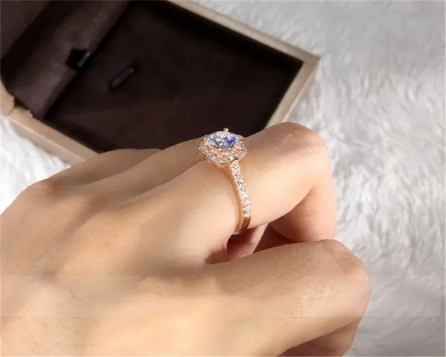 CC Jewelry Fashion Rings For Women‘s Ring Luxury Gold Color Square Stone Anneau Engagement Bijoux Bridal Wedding Ring CC627 6