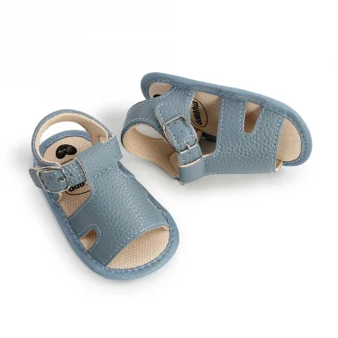 infant Sandals Fashion Soft Crib Shoes Anti Slip Summer Toddler Boys Girls First Walker Baby Soft Sole Sandals Shoes 5