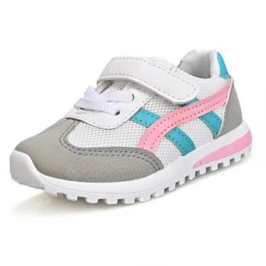 Children's sneakers Mesh soft sole non-slip casual student running shoes fashion breathable Kids school shoe Four Seasons Sports 2
