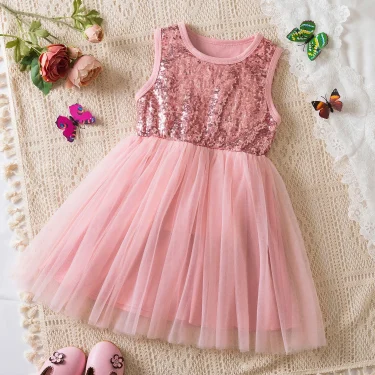 Kids Girls Dress for Summer Princess Birthday Party Evening Dresses New Christmas Dress for Baby Girls Dress 2-6 Y Child Clothes 3
