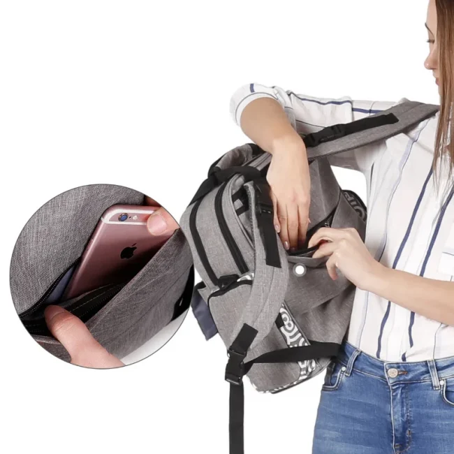 New shoulder carrying bag Diagonal cross multifunctional mommy bag Large capacity travel package Hanging baby stroller luggage 5