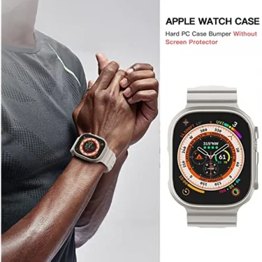 Matte Cover for Apple Watch Ultra 2 49mm Case Hard PC Shockproof Edge Protective Bumper iWatch Series Ultra 49 mm Accessories 6