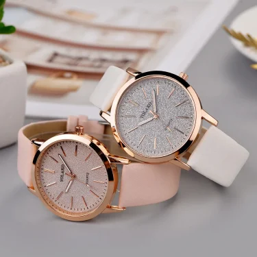 Women's Watches Brand Luxury Fashion Ladies Watch Leather Watch Women Female Quartz Wristwatches Montre Femme 1