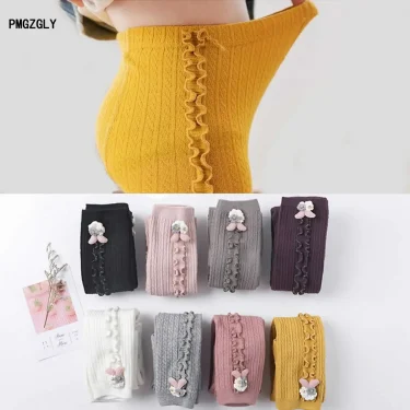 Girls Leggings Knitting Rabbit Girls Pants Soild Color Baby Pants Kids Children Leggings 0-7 Years Legings for Girls 1