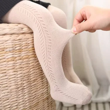 Lawadka Children's Leggings For Girls Solid Soft Knitted Ribbed Kids Girl Tights Spring Toddler Baby Princess Pantyhose 0 to 8Y 3