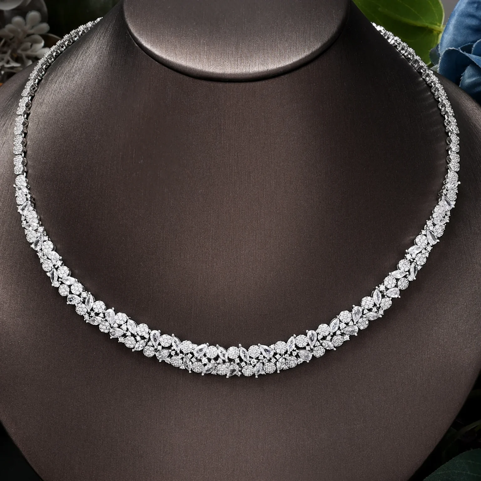 Best Selling 4-piece Bridal Wedding Jewelry Set New Fashion Saudi Dubai Jewelry Set Women's Wedding Party Accessories Desig 2